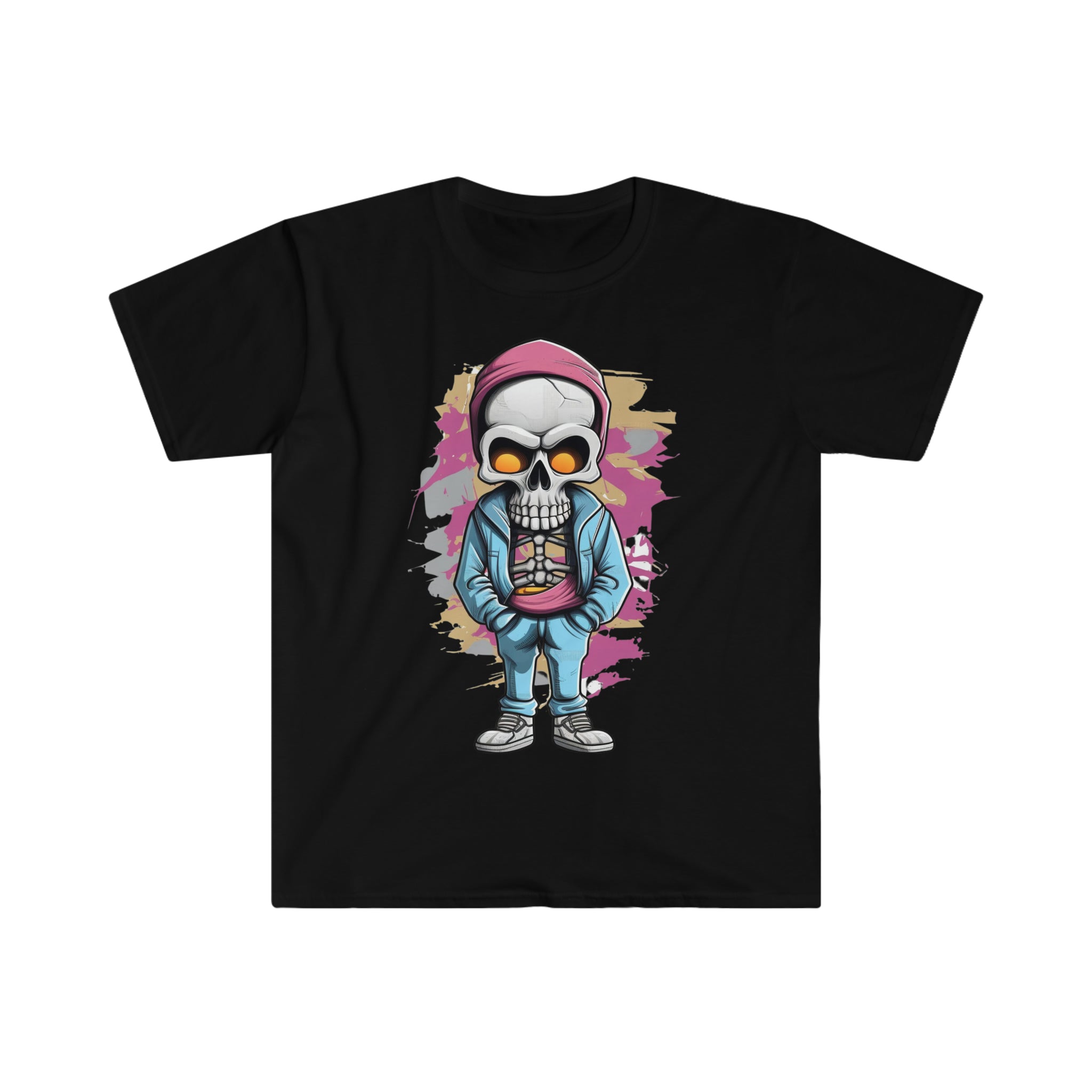 Cool-Skull-Boy-T-Shirt-Black