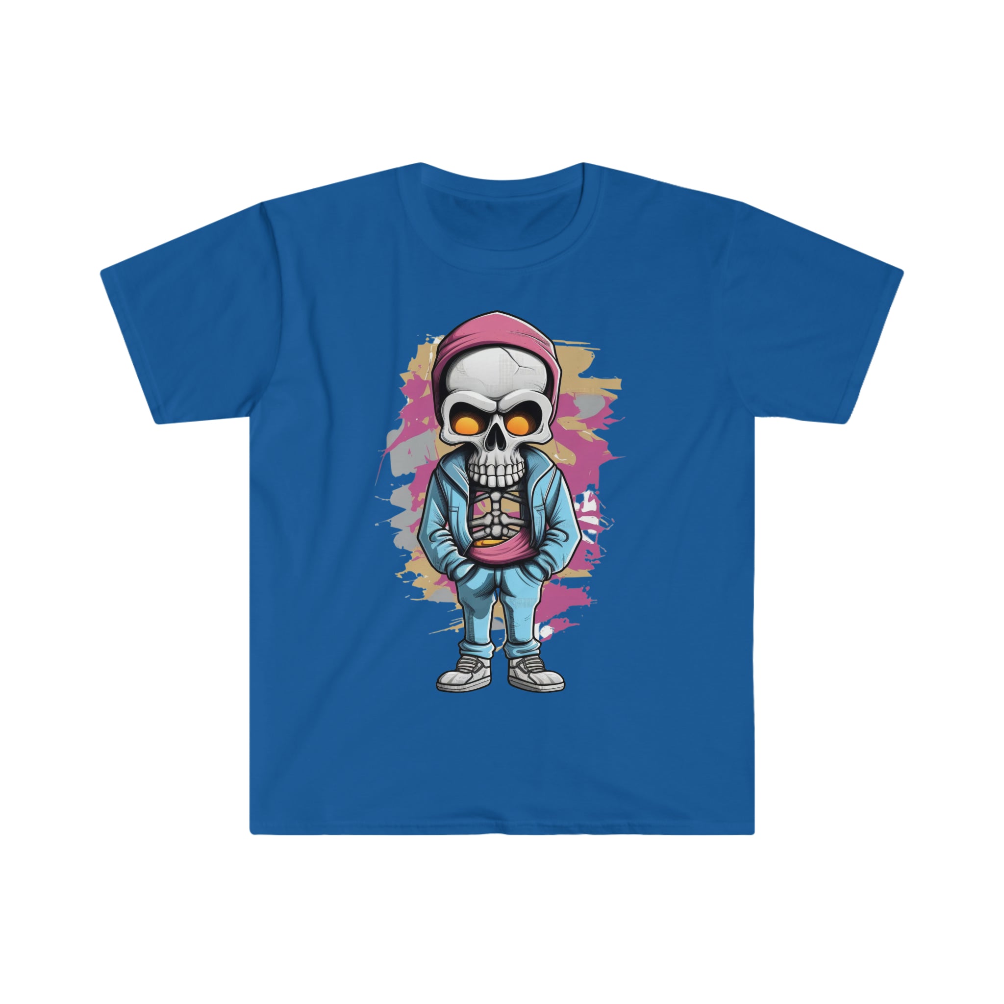 Skull-Boy-T-Shirt-Blue
