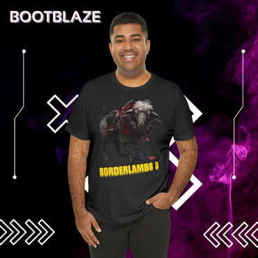 Borderlambs 3 Game Style T-Shirt - Baa Baa Badass!