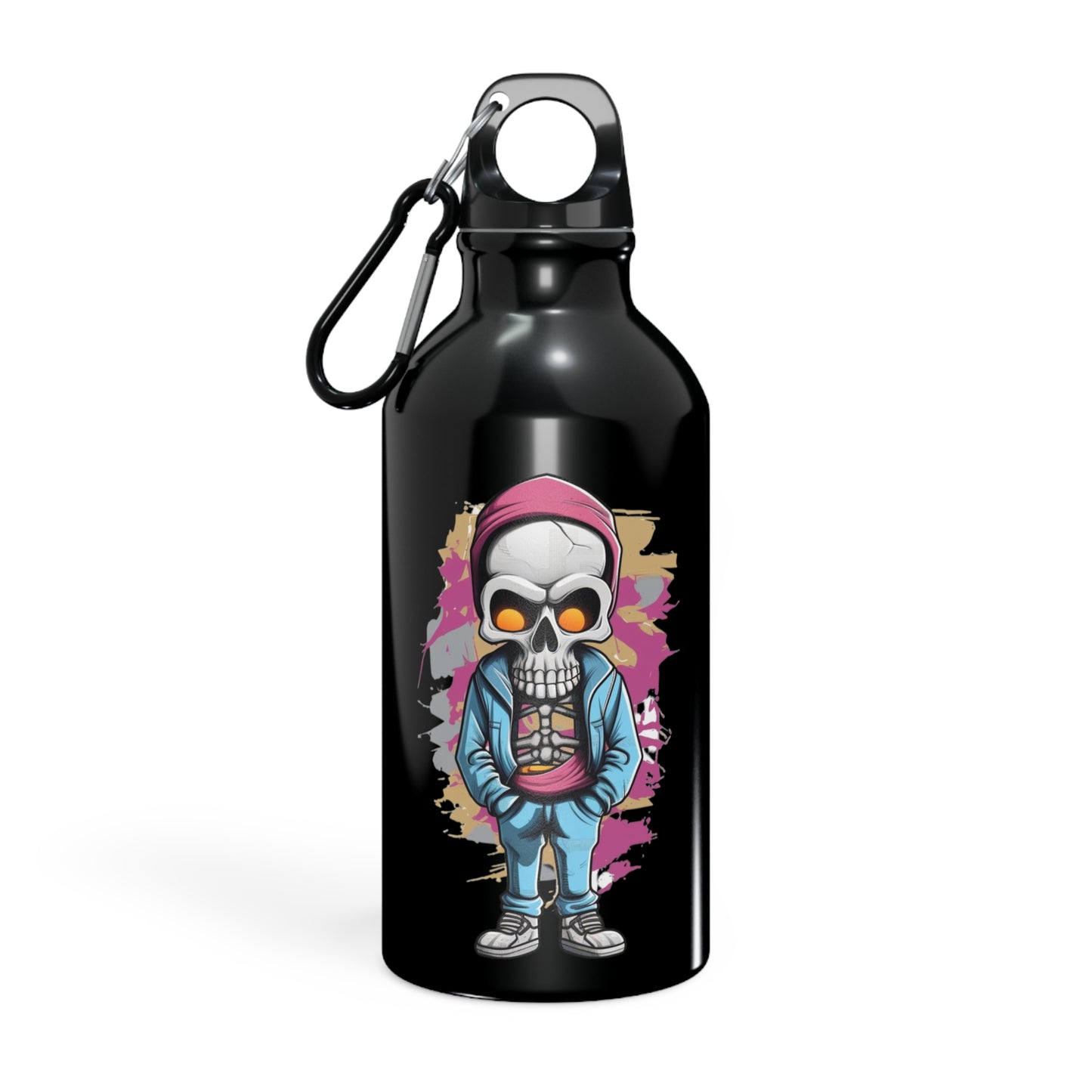Mystical Skull Boy Water Bottle