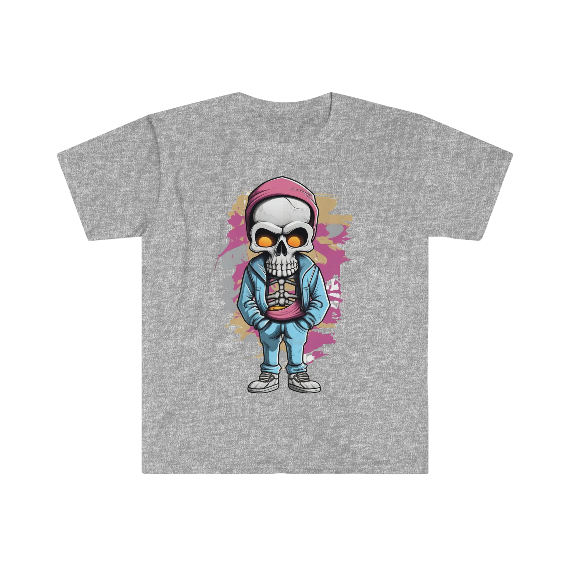 Skull-Boy-T-Shirt-Grey